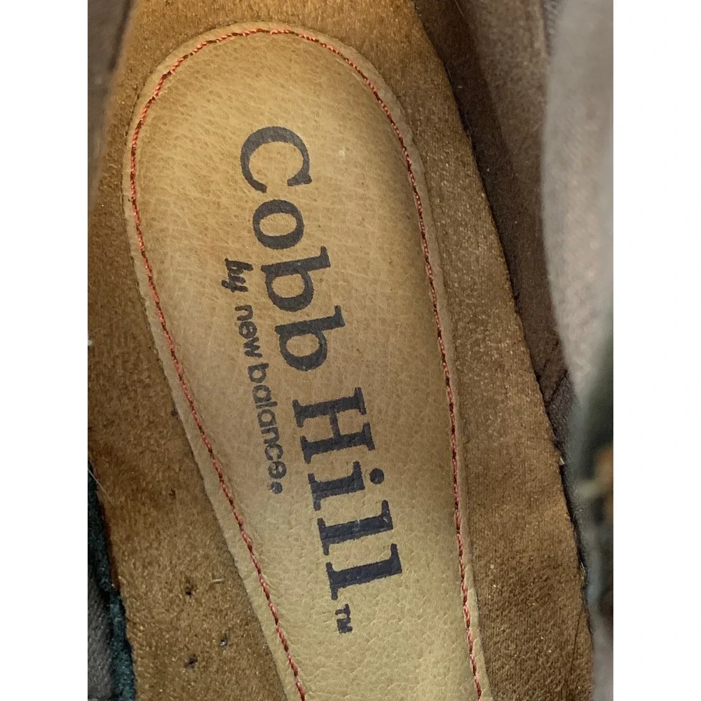 Cobb Hill by New Balance Bethany Women's Tan Leather Ruched Ankle Boots 8.5 N